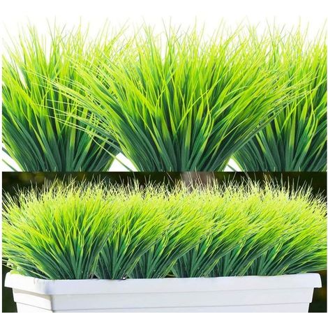 Lot de 5 paquets d’herbes artificielles de blé, décoration extérieure