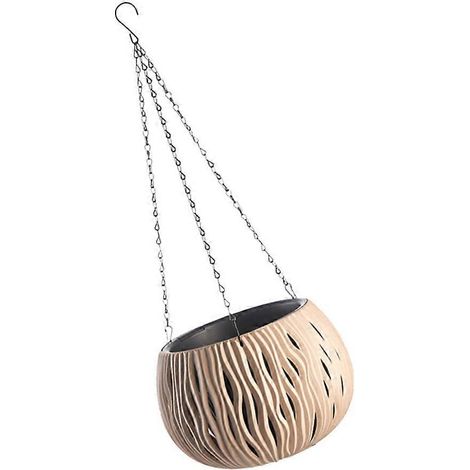 Pot de fleurs suspendu en plastique compatible avec les plantes d'intérieur - Décoration suspendue (1/5)