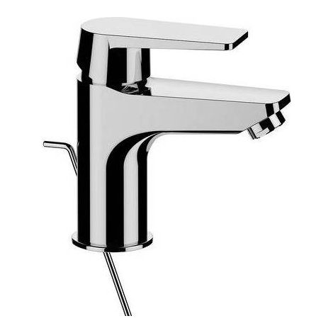 Miscelatore monocomando lavabo linea Vega con scarico, attacco piletta G 1 1/4. Cartuccia diam. 35 mm(DianFlex) Misura: Cromo