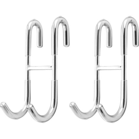 Set di 2 ganci da parete leggeri in acciaio inox 304 per box doccia, ganci per porte doccia in vetro, ganci per schermi doccia per bagni