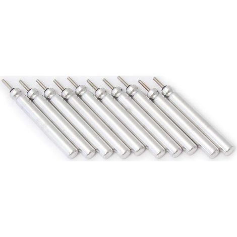 vhbw 10x Batería no recargable (varilla) tipo CR322, CR435, BR435, CR311 compatible con LED, flotadores, pesca, boyas (50 mAh, 3 V, litio)