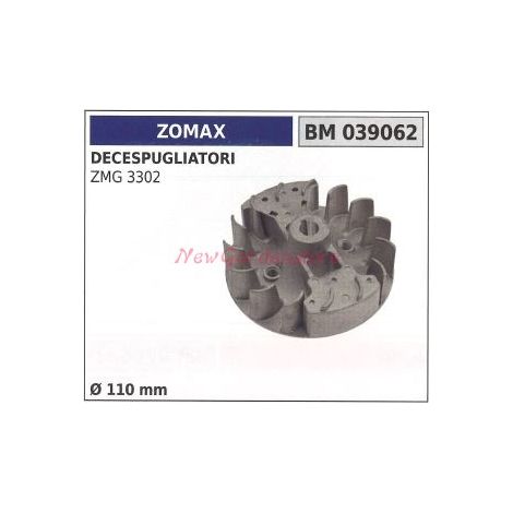 Volano magnetico ZOMAX motore decespugliatore ZMG 3302 Ø110mm 039062