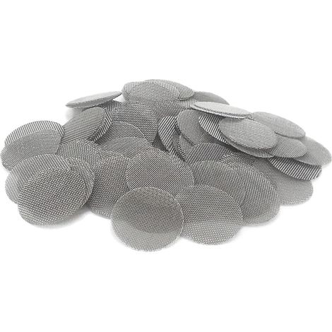 Pack of 210 filters for 12.7 mm pipes, woven mesh, silver gauze, with storage box (1/5)