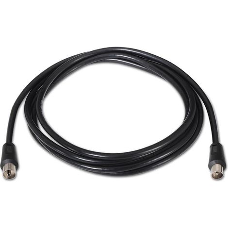 NanoCable 10.26.0202 - Cavo antenna TV 75 Ohm, maschio-femmina, 1,8m