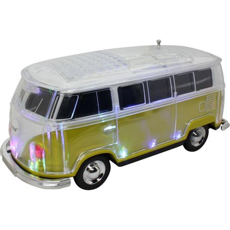 Enceinte Bluetooth WS-267BT - Mini enceinte en forme de combi VW - Jaune (1/5)