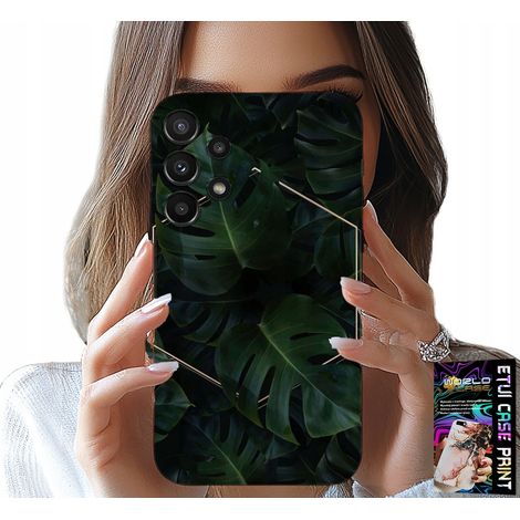 Custodia per Samsung Galaxy A32 5G - eleganti foglie con motivi alla moda NA case (1/5)