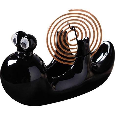 Porte-encens en spirales Portable et résistant à la chaleur Céramique Brûleur d'encens , idéal pour (1/5)
