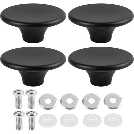 Universal Bakelite Lid Handle, Set of 4, Replacement Knob Suitable for Enameled Cast Iron Casserole, Dutch Oven and Cookware (1/5)