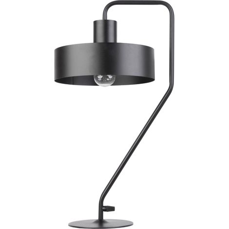 Lampada da tavolo nera loft Vasco E27 15W Sigma Lighting