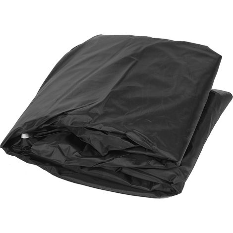 420D Oxford-Gewebe mit silberner Beschichtung, wasserdicht und UV-beständig, Boots- und Yachtabdeckung, 530 x 290 cm, Schwarz (1/5)
