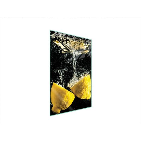 Glasschneidebrett 35x52 Zitrone