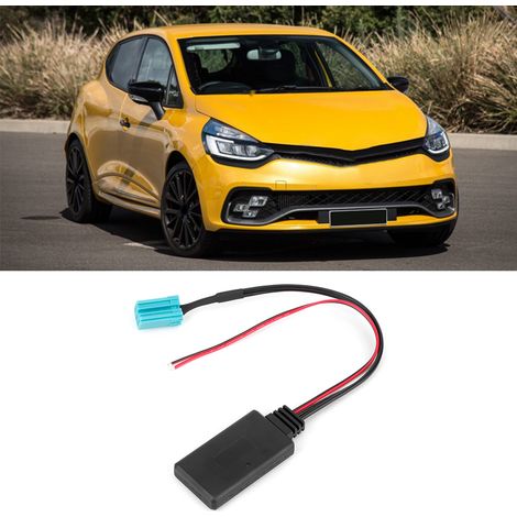 Adaptateur AUX 12 V 6 broches compatible Bluetooth 4.1/4.0/3.0/2.0 pour Renault (1/5)