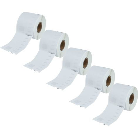 vhbw 5x Label Roll 54mm x 70mm (320 Label) compatible with Dymo LabelWriter LW450 Twin Turbo Label Maker (1/4)