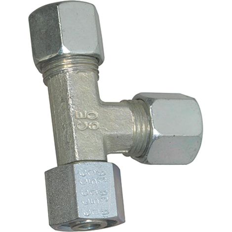 Raccord en L réglable - Cône d'étanchéité - Rotation à 360° - Écrou M14 x 1,5 i - Diamètre extérieur du tube : 8 mm - PN max. 315 bar - Acier galvanisé (1/3)