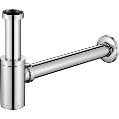 Siphon de Lavabo 1-1/4"x32mm Universel Tube de Siphon Réglable en Hauteur Anti-Odeurs, Haute Qualité pour Lavabo Evier (1/5)