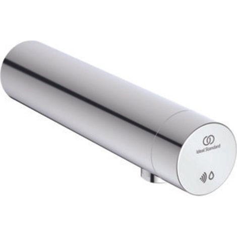 Ideal Standard Grifo lavabo de pared Sensorflow sin mezcla Salida 170mm Batería Cromado, A7560AA