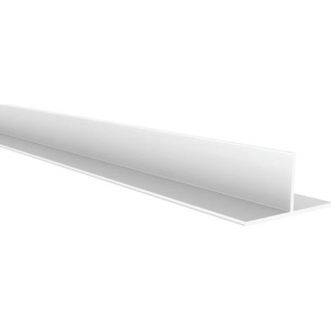 Profil en T Fabriqué en aluminium Finition anodisée mate Mesures 30151000mm Longueur du profil 1 mètre Épaisseur 1 mm 1 unité