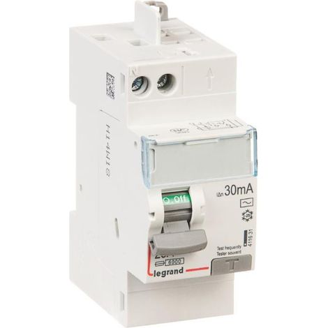 Legrand 411633 Interruttore differenziale dx≥-id - a vite/auto - 2P 230v 63A tipo AC 30ma - uscita alta