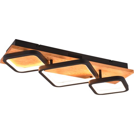 Plafonnier led 32w 3800lm 3000k ip20 noir mat et bois naturel - trio - rama 83838609 83838609 83838609 83838609 83838609 83838609 83838609 83838609 83838609 83838609 83838609 (1/5)