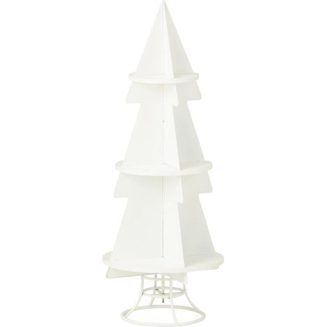 Étagère Sapin 3 Niveaux "Xmas" 120cm Blanc (1/5)