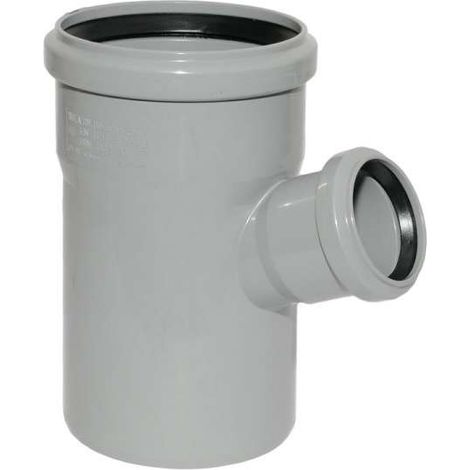 HT Abzweig mit Muffe und Gummidichtungen HT-Rohr DN 110/50 67° HTEA