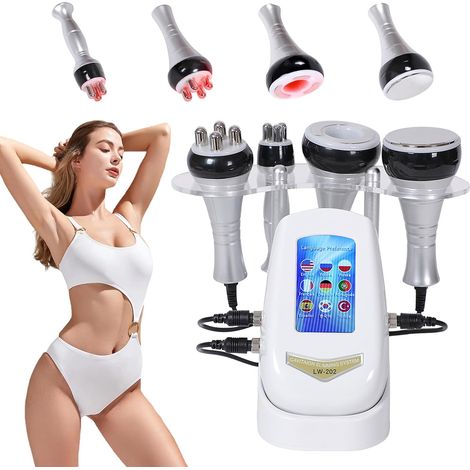 40K radiofrequency face and body, 4-in-1 anti-cellulite massager, beauty and slimming machine, multifunctional radiofrequency instrument for slimming and sculpting (1/5)
