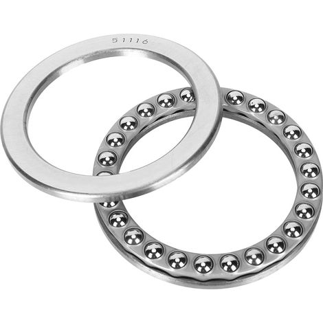 Roulement à billes axial de butée haute précision pour applications industrielles sous pression plane 51116 (1/5)