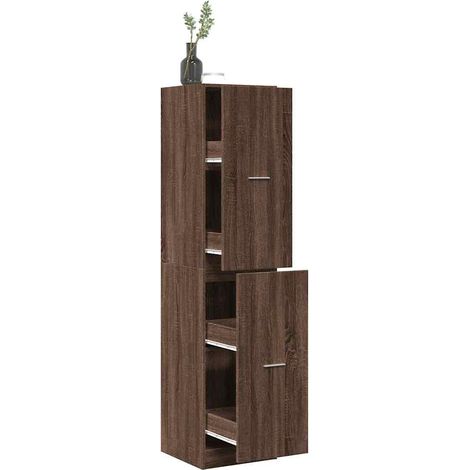 Apothekerschrank Eichen-Optik 40x41x174,5 cm Holzwerkstoff
