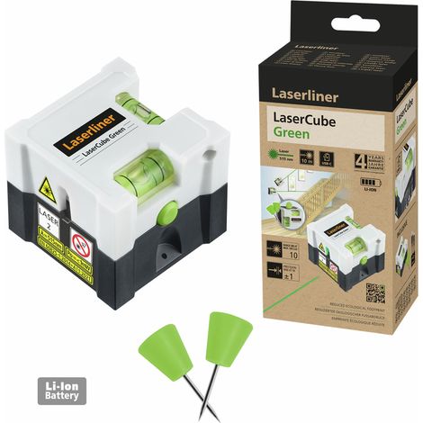 Laserliner LaserCube grüner Laser-Niveau 10 Meter (1/5)