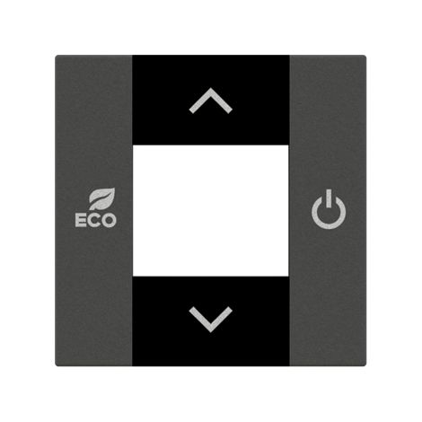 free@home Enjoliveur pour thermostat anthracite 2CLA224060N1802 ABB 590240 (1/3)