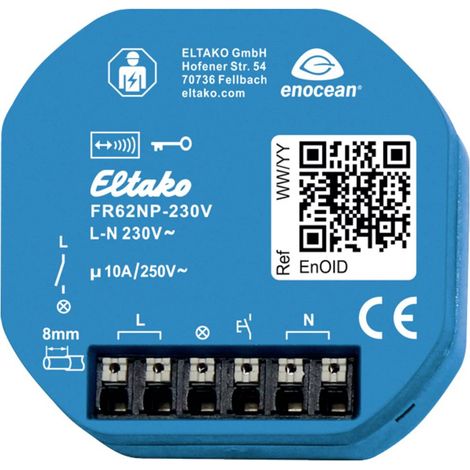FR62NP-230V Eltako senza fili Attuatore Da incasso