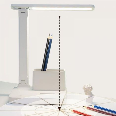 Lampada da tavolo lavoro Touch Pieghevole Luce Led natural 4200k bianco TO-BL173