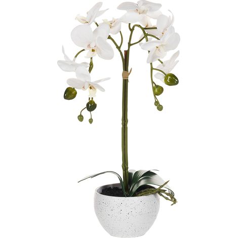 Artificial Plant ORCHID 42 cm White