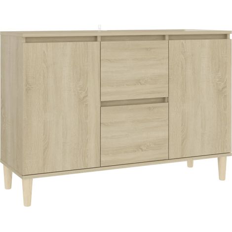 Credenza buffet cassettiera mobile contenitore organizer cucina soggiorno soggiorno Sonoma 101 x 35 x 70 cm derivati del legno marrone 020031476