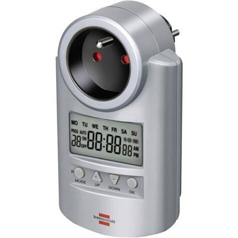 Programmateur horaire numérique 1507501 – 23h59min – 3680W – 16A – IP20 – 20 programmes – Pour intérieur (1/3)