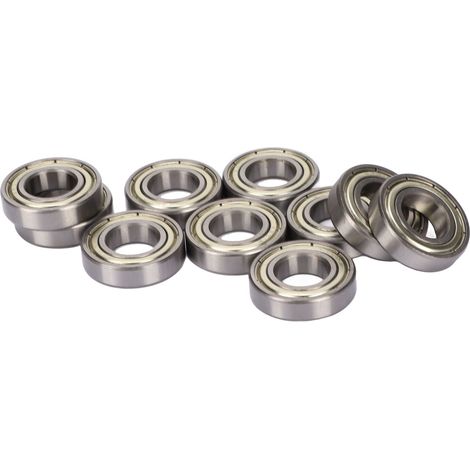 Lot de 20 Roulements à Billes à Gorge Profonde 6901Z, Double Flasque, 12x24x6mm, Transmission de Puissance, Haute Précision (1/5)