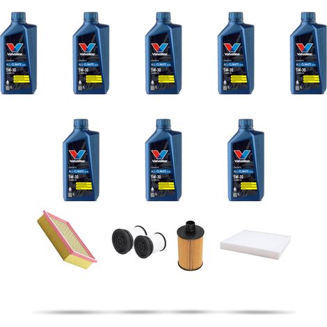 Kit tagliando 4 FILTRI e 8L OLIO compatibile con Jeep Grand Cherokee IV (WK,Wk2) 3.0 CRDi 184kw dal 2013 (1/5)