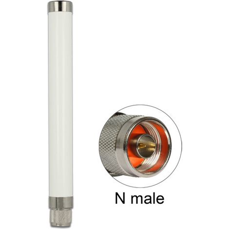 DeLOCK Delock 89633 - 1,89 dBi - 0.868 GHz - 50 Ohm - Antenne omni-directionnelle - Type-N - Mâle