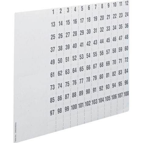 HAGER ZZ90C QUADRATO BIANCO 1080PEZZO(I) ETICHETTA AUTOADESIVA