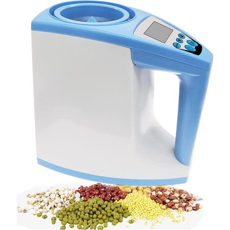 Humidimètre numérique haute précision pour céréales – Écran LCD – Alimentation secteur ou piles AA – Plage d'humidité 3-35%