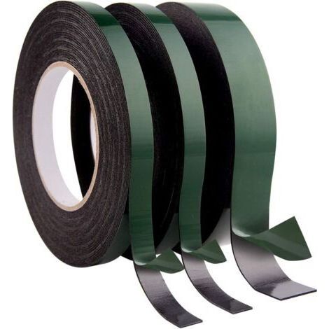 30m Ruban Adhésif double face, Scotch Double Face Extra fort De Montage Imperméable pour voitures garnitures plaques d'immatriculation, 10m chaque rouleau (1/5)
