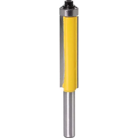 Fraise à Bois Fraise Extra-longue Fraise à Raser Mèche Droite-76.2mm, avec La Poignée De 8mm (8mmx1/2 Inchx50mm) (1/5)