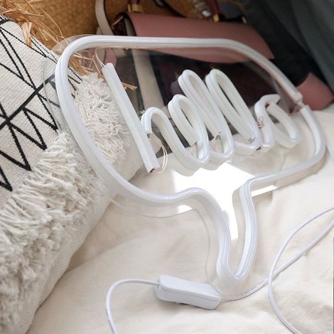 Tube lumineuse LED Néon, panneau lumineux pour décoration murale maison, fête Noël, boutique (1/5)
