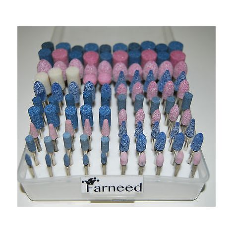 ACCESSORI MOLE PIETRE LUCIDATURA LUCIDARE MINIUTENSILE ROTATIVO DRIMEL 100 pz