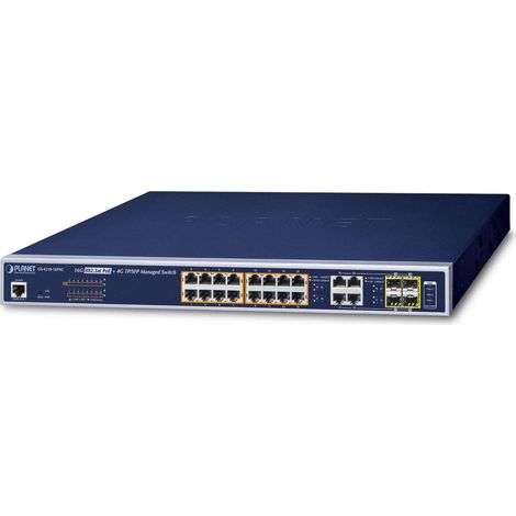 Planet IPv6/IPv4, 16 puertos administrados, GS-4210-16P4C