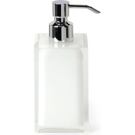 Gedy Auckland Dosasapone Bagno, Bianco, 16.2 x 7 x 7 cm (1/4)