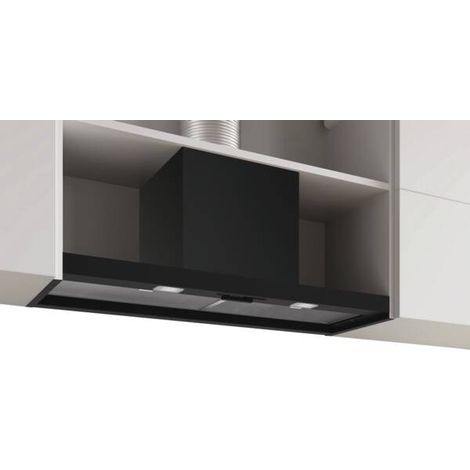 Bosch Serie 2 DBB93BC60. Potenza massima di estrazione: 384 m³/h, Tipo di estrazione: Aspirante/Filtrante, Classe di efficienza dinamica del fluido: E. Tipo: Integrato, Colore del prodotto: Nero, T...