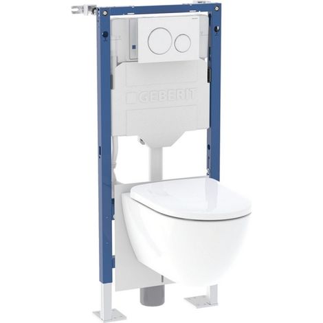Bâti-pack® WC Geberit Duofix 112 cm Sig12 Sig20R WC Renova Caréné TurboFlush - GEBERIT 118.239.KJ.1 (1/2)