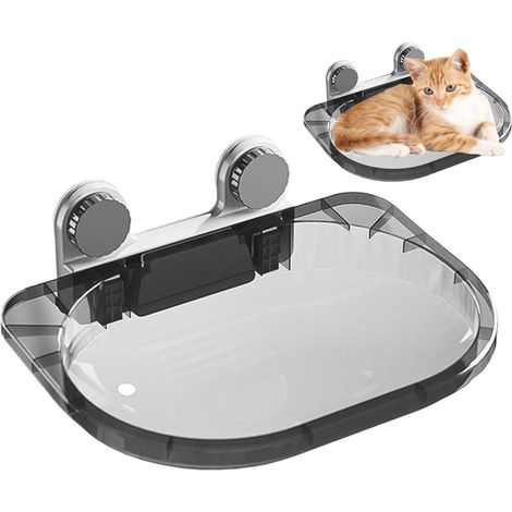 Lit de fenêtre pour Chat perchoir de fenêtre Transparent pour Chat (1/5)