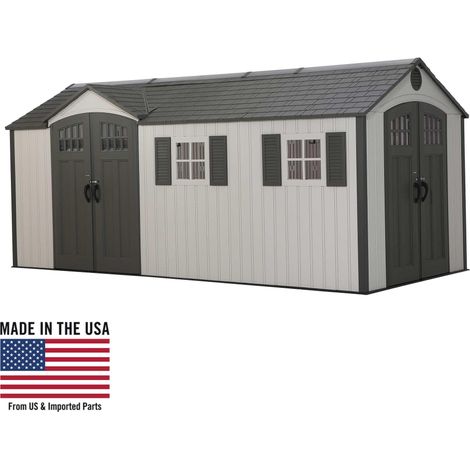 Lifetime 17.5 Ft. x 8 Ft. Outdoor Storage Shed (1/5)